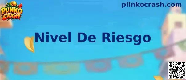 Panel de Nivel De Riesgo de Plinko Crash con tablero triangular y multiplicadores
