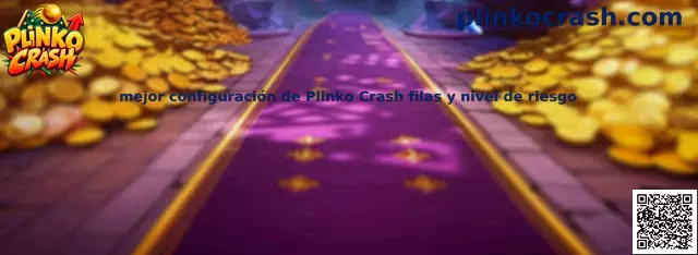 Ilustración relacionada con las filas y los niveles de riesgo de Plinko Crash